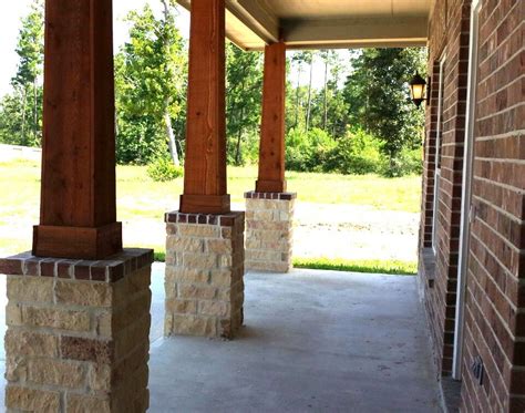 Whether you're interested in a brick column for decorative purposes or need one to support a structure, building when building brick columns for a front porch, should the brick pattern be exactly the same for each column? Pin on Front porch ideas