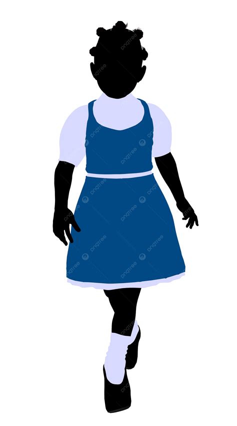 African American Girl Silhouette African American Preteen African