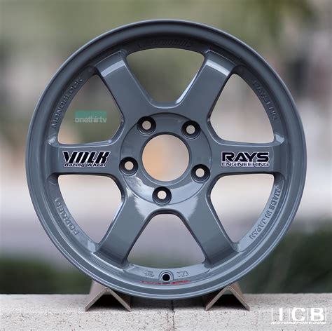 Rays Volk Racing Te37sl Tribute Edition Super Lap Wheels 15x8 5x1143