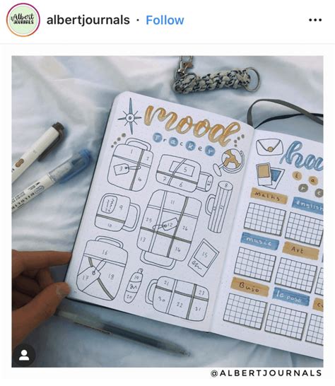 50 Bullet Journal Mood Tracker Spread Ideas Laptrinhx