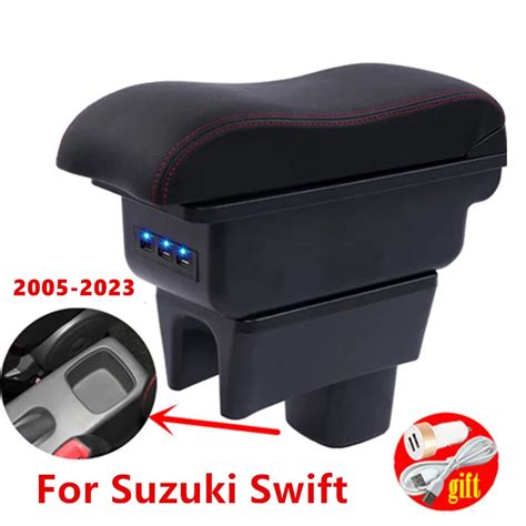 Boîte d accoudoir pour Suzuki Swift console centrale nouvelle boîte