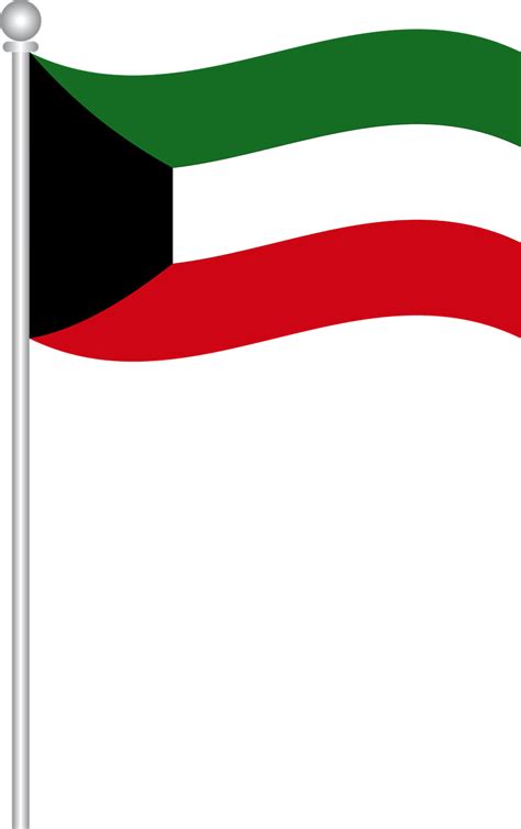 Download Flag Of Kuwait Flag Kuwait Royalty Free Vector Graphic