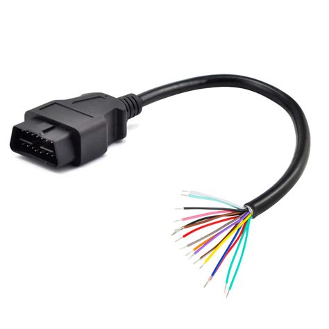 Buy IKKEGOLOBD OBDII J1962 Male Connector To Open Plug Wire OBD Diagnostic Extension Cable OBD2