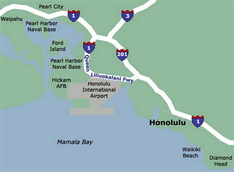 Honolulu Airport Terminal Map