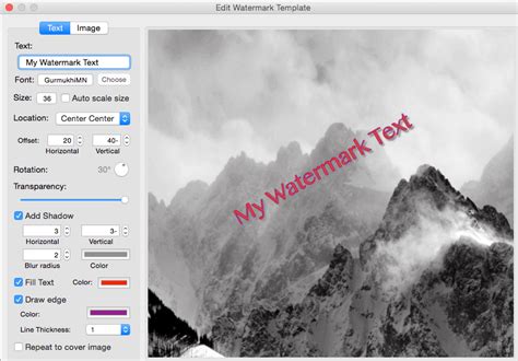 How To Add Text Watermarks To Photos With Star Watermark