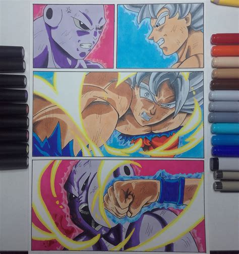 Goku Vs Jiren Speed Drawing Goku Vs Jiren Goku Vs Goku