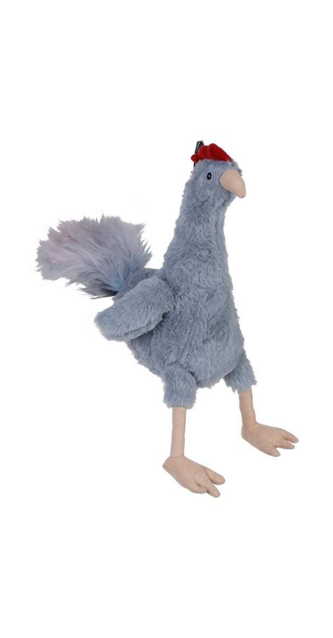 Stuffed Chicken Dog Toy Grey Burkes Outlet