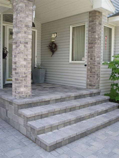 The third column was still at this stage… and here are a couple of pictures that i took early this morning showing the two columns at the front the columns are already looking fantastic and what a difference it's already making to your porch and your curb appeal. The paver porch complements the brick columns in this ...