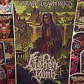 Ashen Tomb - Patch - Ashen Tomb - Ecstatic Death Reign woven backpatch light green border