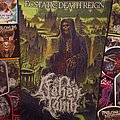 Ashen Tomb - Patch - Ashen Tomb - Ecstatic Death Reign woven backpatch black border