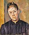 Portrait of Madame Cézanne 1885-86