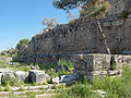 ruins of ancient houses along Kolonnel Street