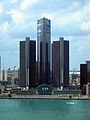 Renaissance Center along the International Riverfront.