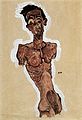 Selfportrait, Egon Schiele