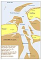 Map of Vlie area (August 1666)