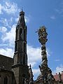 Tower of the Goat Church and Marian Column