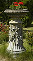 Flower pot, probably made by employees at the norwegian cement mill at Slemmestad