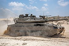 Merkava Mk IVm during Operation Protective Edge