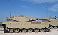 Merkava Mk III tank in Yad la-Shiryon Museum, Israel.