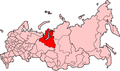 Yamalia on the old map of Russia