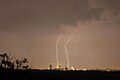 Lightning over Tulsa