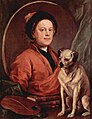 William Hogarth, The Painter and his Pug, 1745