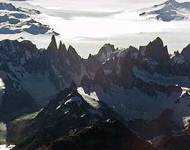 Cerro Torre (left) and Cerro Fitz Roy (right)