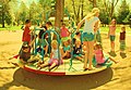 Auf einem Spielplatz in den USA