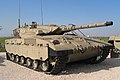 Merkava Mk II tank in Yad la-Shiryon Museum, Israel.