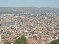 Le centre-ville depuis Notre-Dame de la Garde