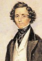 Felix Mendelssohn Bartholdy, watercolor by James Warren Childe