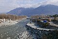 Passerella Ascona-Locarno, a cycling bridge, Maggia river