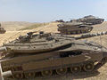 Merkava Mk IV during training with Combat Engineering forces