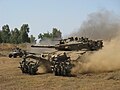 Merkava MkII tank with "Nochri" mine-plow, Israel