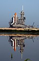 Atlantis at the launch pad 39B. (August 2, 2006)