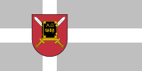 Flag of Aluksne, Latvia