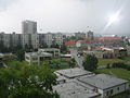 Slovenčina: Hollého ulica, daždivý deň English: Hollého street, rainy day