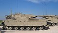 Merkava Mk II tank in Yad la-Shiryon Museum, Israel.