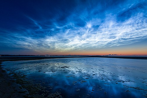 Noctilucent clouds Germany