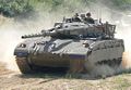 Merkava Mk. 1 during the 6th Tank Day in Lešany Military Technical Museum, Czech Republic