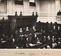 Opening of the first session of the High Court of Australia.