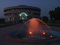 Night view of Guru Jambheshwar University library