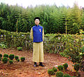 Chinese Foreman at the Chakva Tea Farm, north of Batumi, Georgia