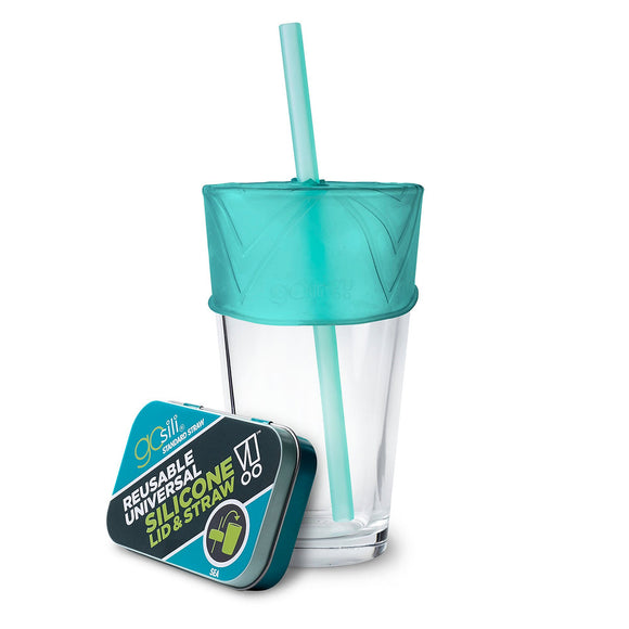 GoSili Universal Straw Lid with Travel Case