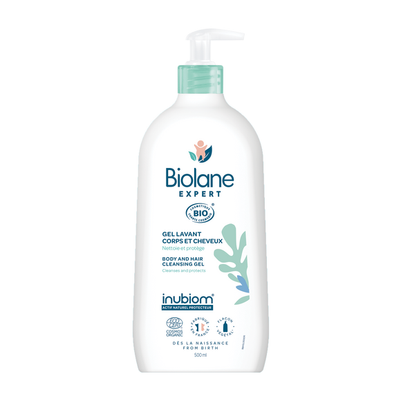 Biolane Certified Organic Body and Hair Washing Gel (500ml)