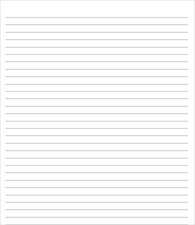 College Ruled Paper Printable | room surf.com