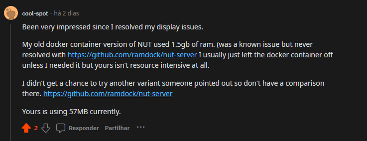 RAM Cansumption report from reddit users