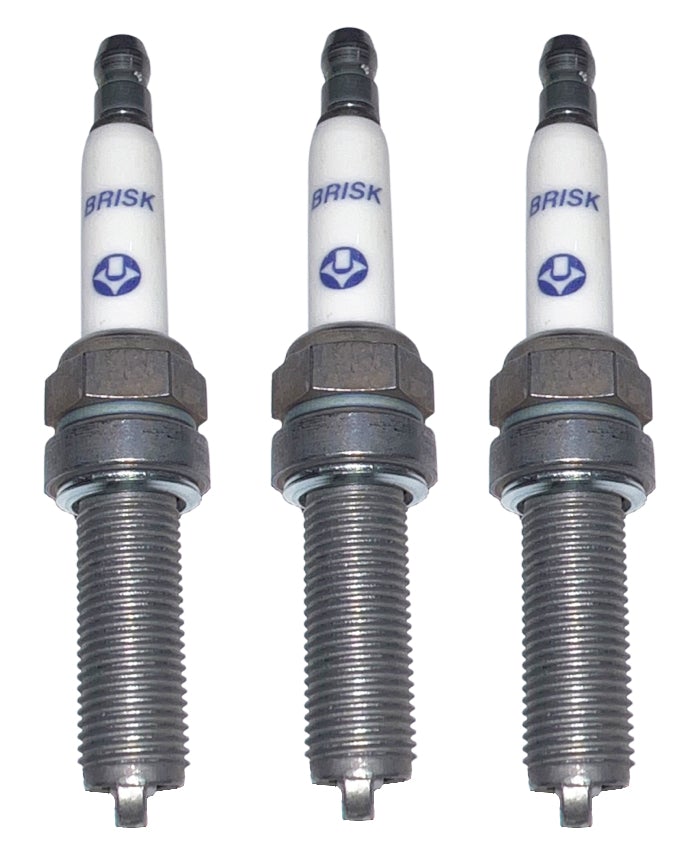 Brisk Spark Plug Set of 3 Plugs - 2024 Can-Am Maverick R