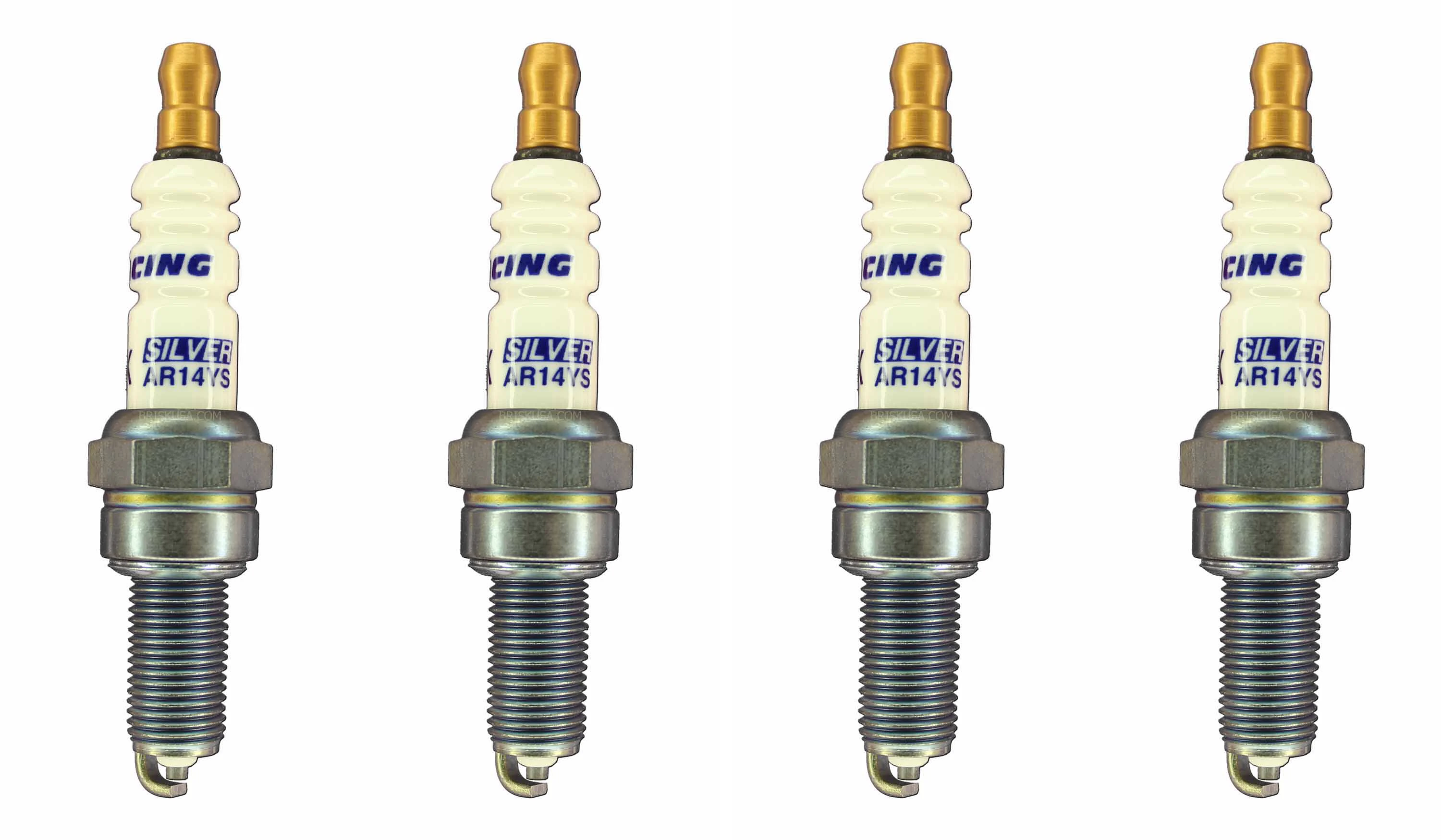 Brisk Spark Plug Set of 4 - Polaris Pro R