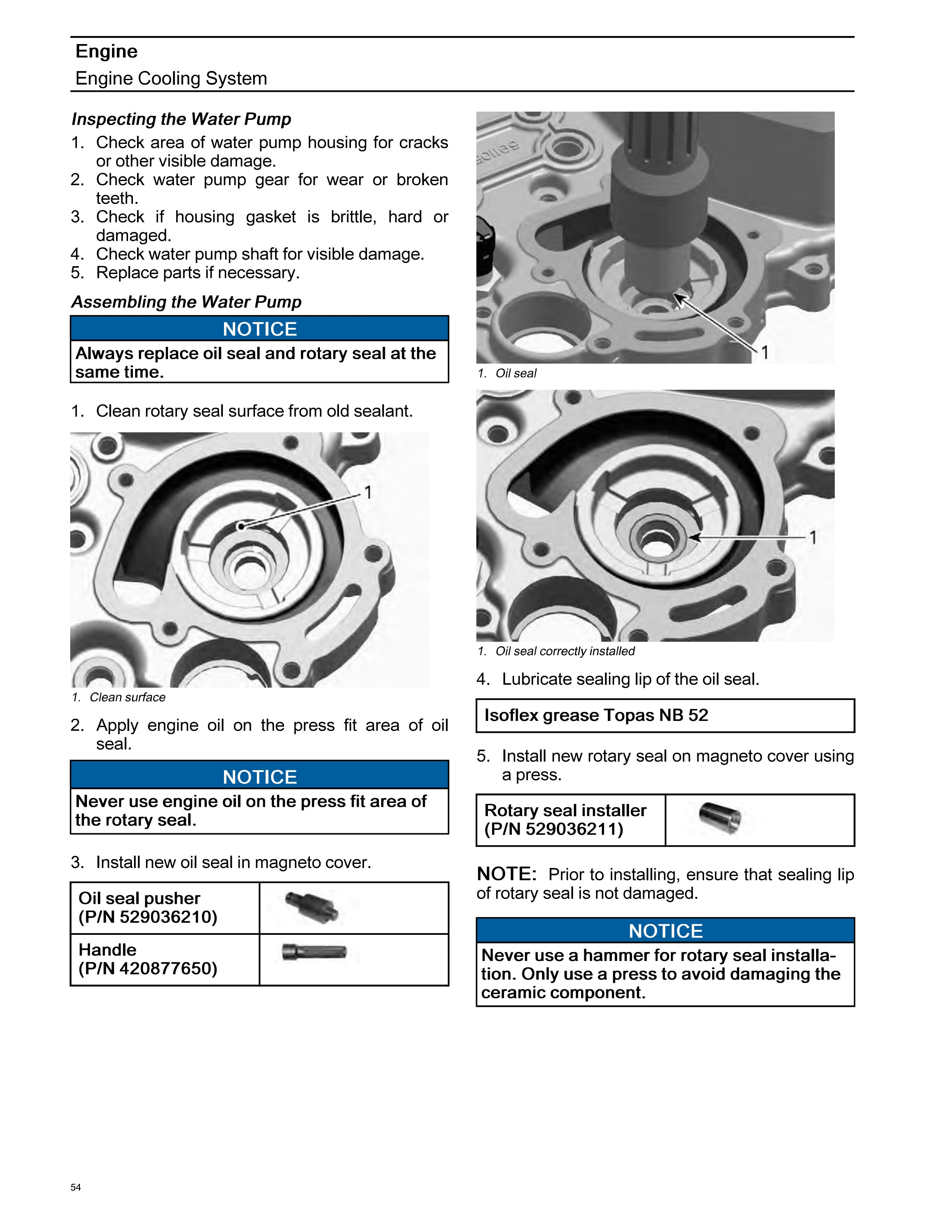 Can Am Oil Seal Pusher Tool with Handle